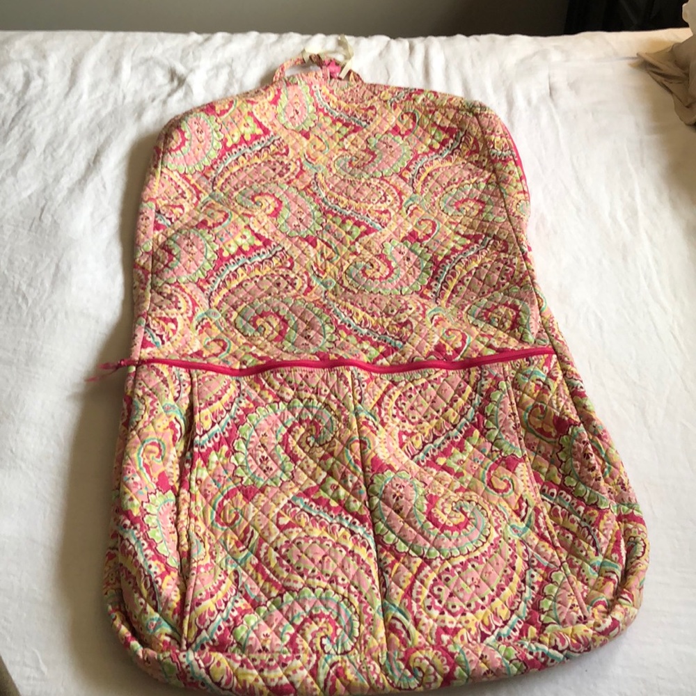 Pink paisley Vera Bradley garment bag